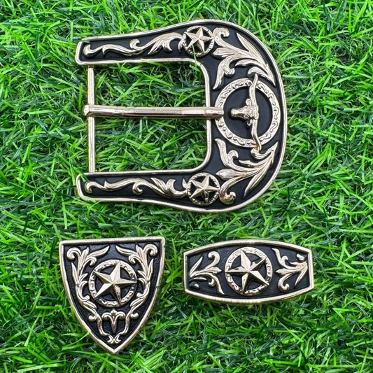3pc Belt hardware Longhair